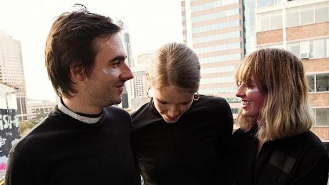 Picture of the band 'I Know Leopard' laughing with each other